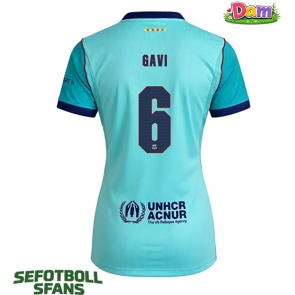 Barcelona Paez Gavi #6 Tredje Tröja Kvinnor 2026-27 Kortärmad